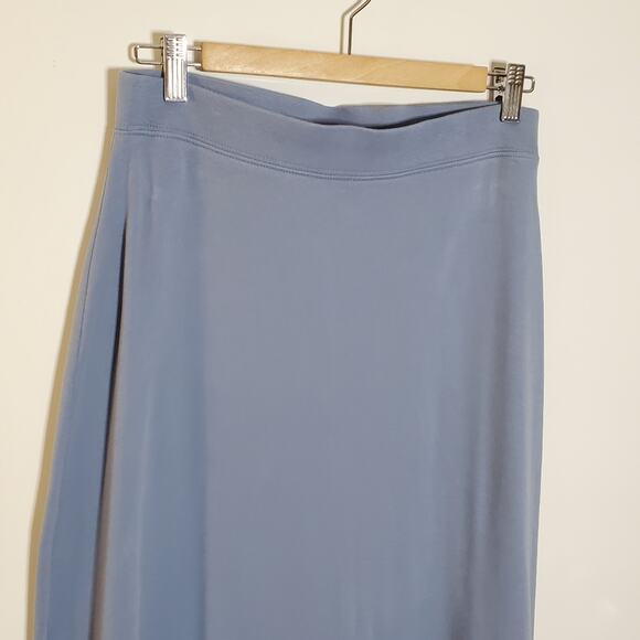 Peruvian Connection light blue Pima cotton maxi skirt  In excellent condition - Picture 2 of 9